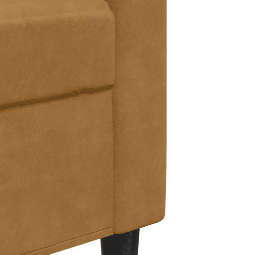vidaXL 3 pcs conjunto de sofás com almofadões veludo castanho vidaXL 3 pcs conjunto de sofás com almofadões veludo castanho