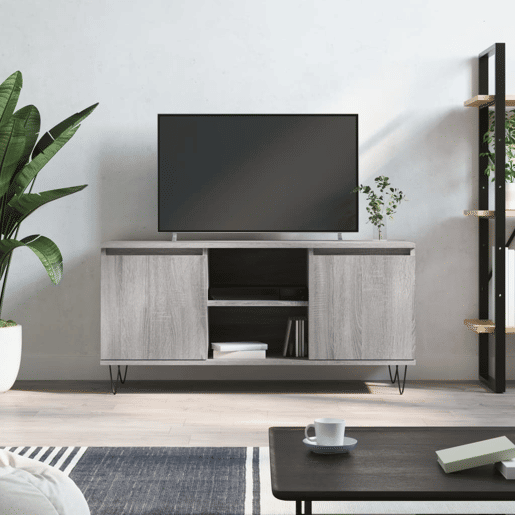 Móvel de TV - Modulo de TV - Armário de TV 104x35x50 cm derivados de madeira cinzento sonoma