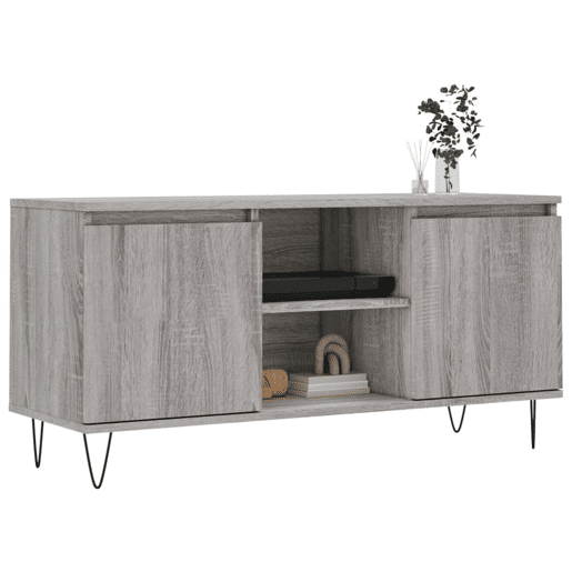 Móvel de TV - Modulo de TV - Armário de TV 104x35x50 cm derivados de madeira cinzento sonoma
