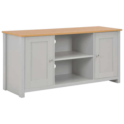 Móvel de TV - Modulo de TV - Armário de TV 120x39x58 cm cinzento Móvel de TV - Modulo de TV - Armário de TV 120x39x58 cm cinzento