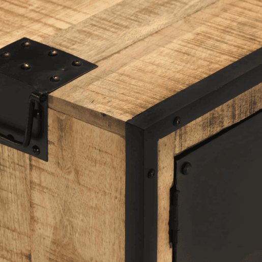 Móvel de TV - Modulo de TV - Armário de TV 110x31x46 cm madeira de mangueira áspera