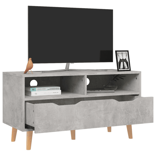 Móvel de TV - Modulo de TV - Armário de TV 90x40x48,5 cm derivados de madeira cinza