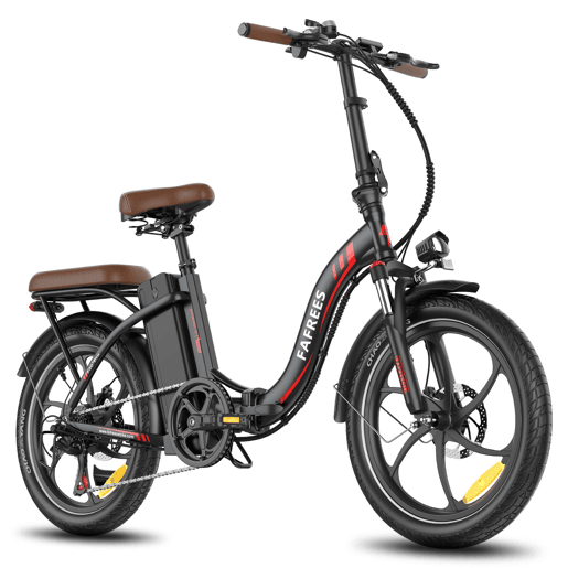 Bicicleta Elétrica FAFREES F20+ Pro - Motor 250W Bateria 36V22.5Ah Pneus De 20 Polegadas Travões De Disco Mecânicos - Preto