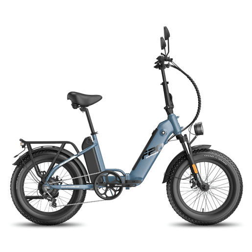 Bicicleta Elétrica FAFREES FF20 Polar - Motor 500W Bateria 48V24Ah Pneus De 20 Polegadas Travões De Disco Mecânicos - Azul