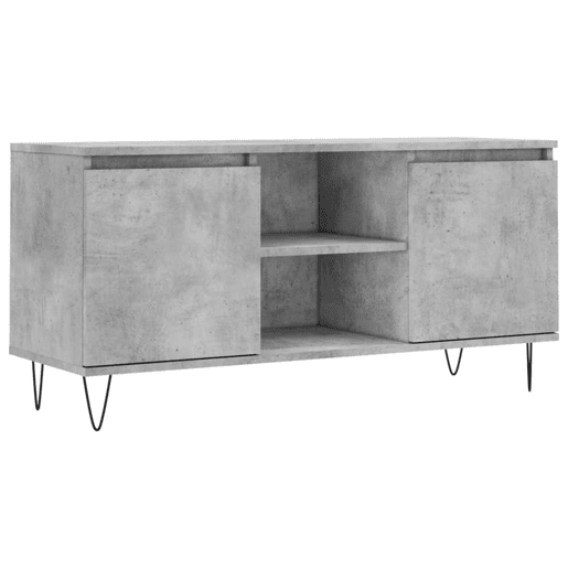 Móvel de TV - Modulo de TV - Armário de TV 104x35x50 cm derivados de madeira cinzento cimento