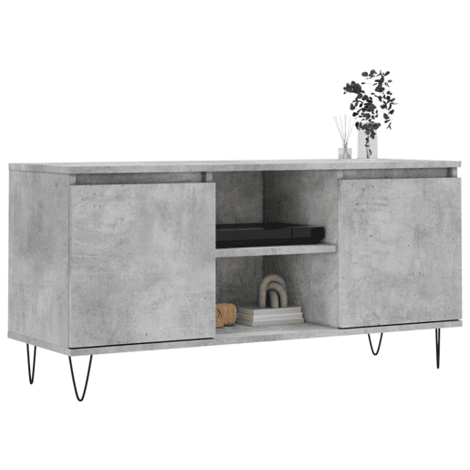 Móvel de TV - Modulo de TV - Armário de TV 104x35x50 cm derivados de madeira cinzento cimento
