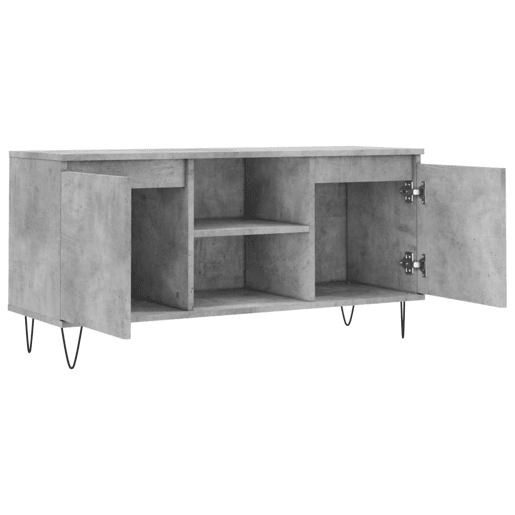Móvel de TV - Modulo de TV - Armário de TV 104x35x50 cm derivados de madeira cinzento cimento
