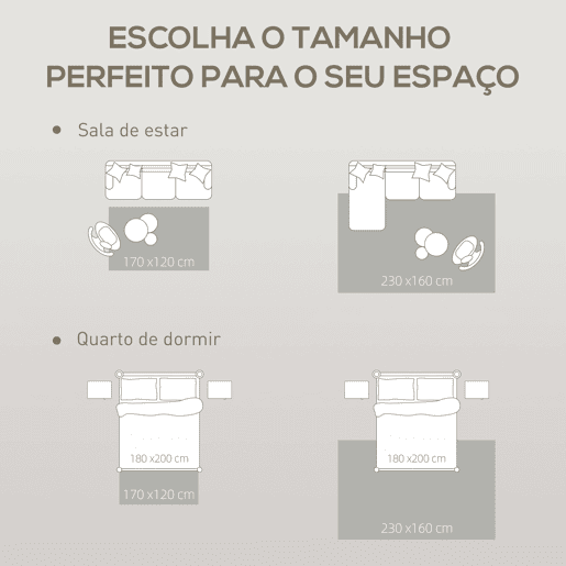 HOMCOM Tapete Sala de Estar 170x120 cm Tapete Lavável na Máquina de Lavar Pelo Curto Estilo Moderno Tapete para Sala de Estar Quarto Sala de Jantar Creme e Marrom Claro