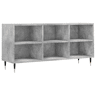 Móvel de TV - Modulo de TV - Armário de TV 103,5x30x50 cm derivados madeira cinzento cimento