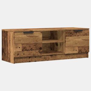 Móvel TV - Modulo de TV - Armário de TV madeira antiga 102x35x36,5 cm madeira trabalhada