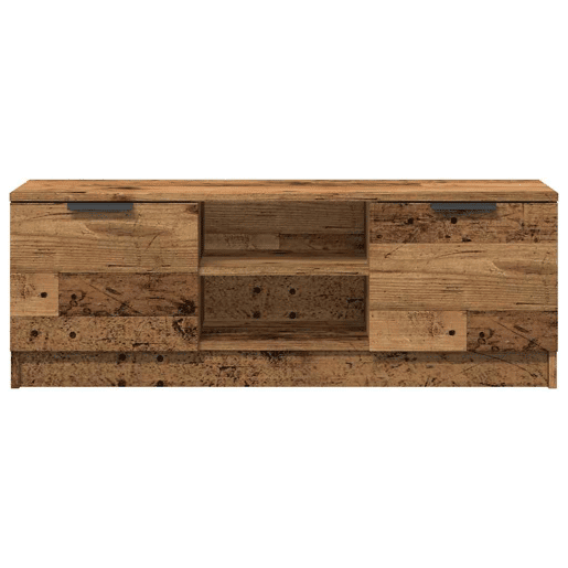 Móvel TV - Modulo de TV - Armário de TV madeira antiga 102x35x36,5 cm madeira trabalhada