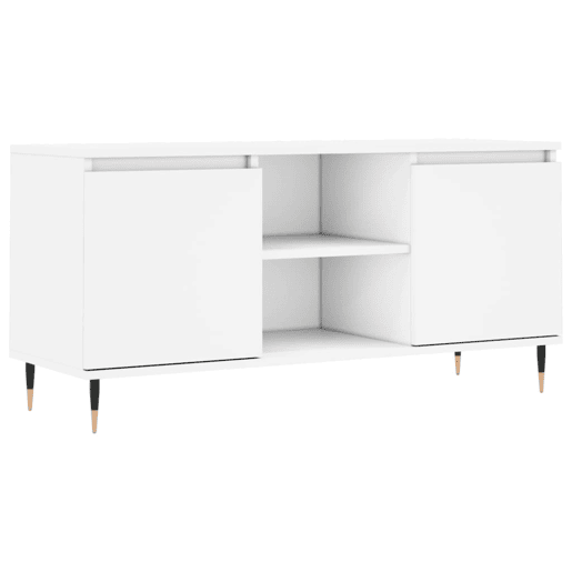 Móvel de TV - Modulo de TV - Armário de TV 104x35x50 cm derivados de madeira branco