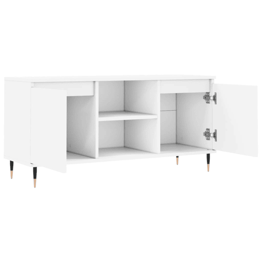 Móvel de TV - Modulo de TV - Armário de TV 104x35x50 cm derivados de madeira branco