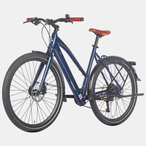 FAFREES F700W Urbana Bicicleta Elétrica - Motor 250W Bateria 36V10AH Quadro em Alumínio - Azul