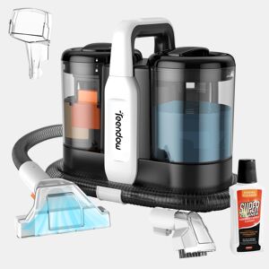 Aspirador de Mão Teendow C5 - 450W 11000Pa 1500ML+800ML Ruído 80dB Apenas 4kg Silencioso e Portátil - Preto