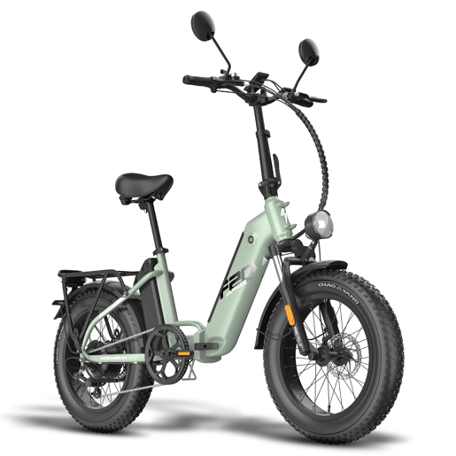 Bicicleta Elétrica FAFREES FF20 Polar - Motor 500W Bateria 48V24Ah Pneus De 20 Polegadas Travões De Disco Mecânicos - Verde