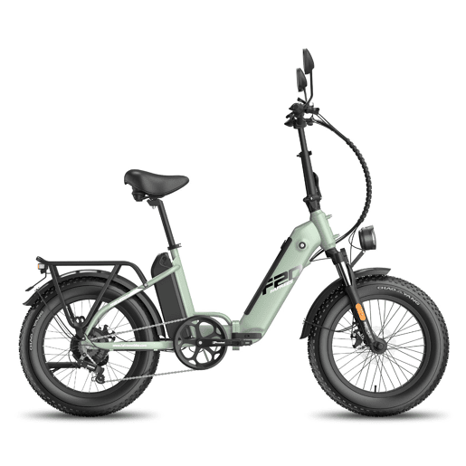 Bicicleta Elétrica FAFREES FF20 Polar - Motor 500W Bateria 48V24Ah Pneus De 20 Polegadas Travões De Disco Mecânicos - Verde
