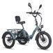 FAFREES F20 Mate Triciclo Eléctrico - 500W 48V23.45AH Respaldo FAFREES F20 Mate Triciclo Eléctrico - 500W 48V23.45AH Respaldo Gris Azul