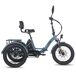 FAFREES F20 Mate Triciclo Eléctrico - 500W 48V23.45AH Respaldo FAFREES F20 Mate Triciclo Eléctrico - 500W 48V23.45AH Respaldo Gris Azul
