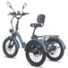 FAFREES F20 Mate Triciclo Eléctrico - 500W 48V23.45AH Respaldo FAFREES F20 Mate Triciclo Eléctrico - 500W 48V23.45AH Respaldo Gris Azul