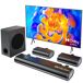 Hiwill A51 Barra de Sonido - 5.1 Dolby Atmos 380W Con Subwoofer Hiwill A51 Barra de Sonido - 5.1 Dolby Atmos 380W Con Subwoofer Negro