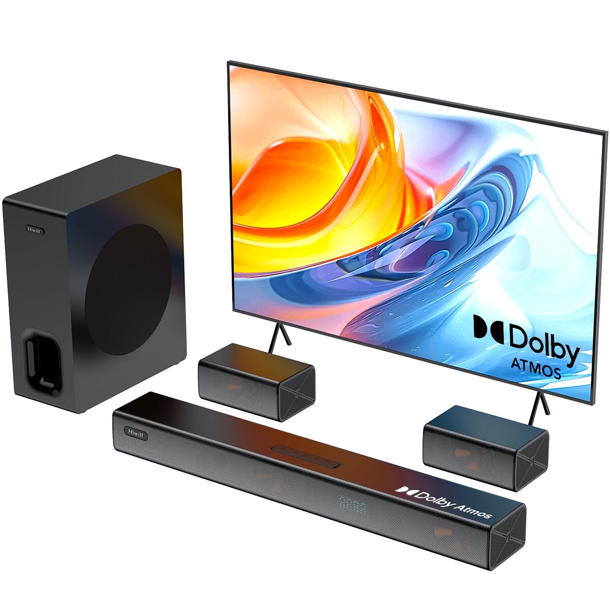 Hiwill A51 PRO Barra de Sonido - Con Subwoofer 6.5"
