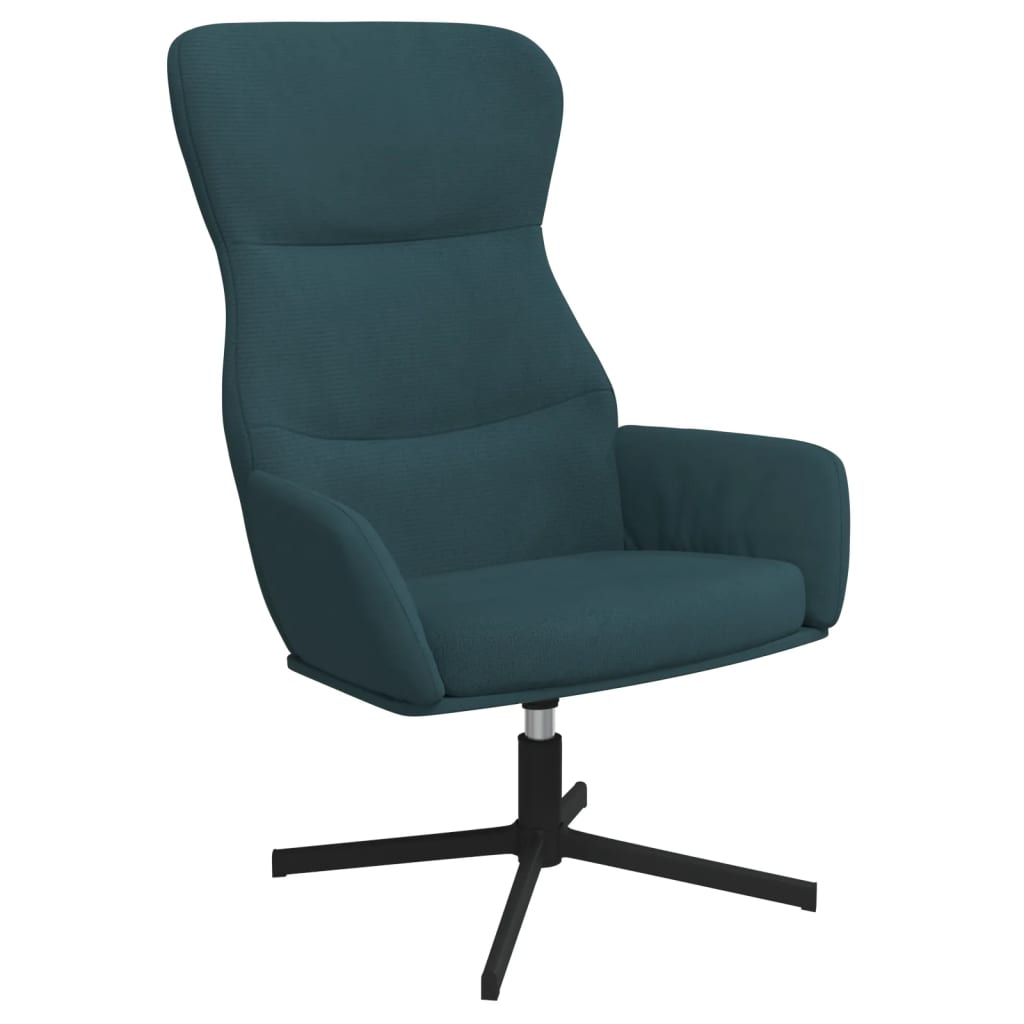 Vidaxl sillón de relax de terciopelo azul