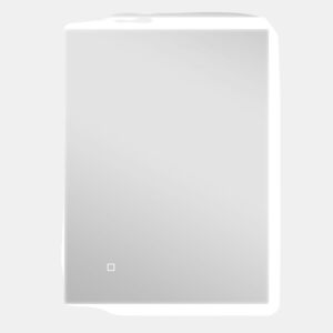 HOMCOM Espelho Casa de banho com Luzes LED 60x80 cm Espelho de Parede Antiembaciamento com 3 Temperaturas de Cor Ajustável e Função de Memória Horizontal e Vertical Prata