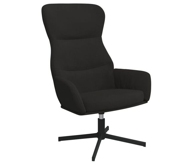 Vidaxl sillón de relax de terciopelo negro