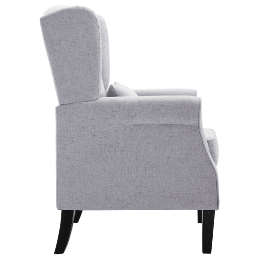vidaXL Poltrona em tecido cinzento-claro vidaXL Poltrona em tecido cinzento-claro
