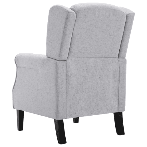 vidaXL Poltrona em tecido cinzento-claro vidaXL Poltrona em tecido cinzento-claro