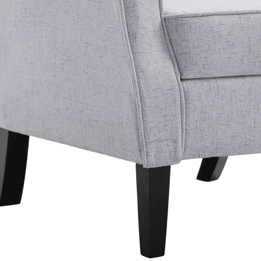 vidaXL Poltrona em tecido cinzento-claro vidaXL Poltrona em tecido cinzento-claro