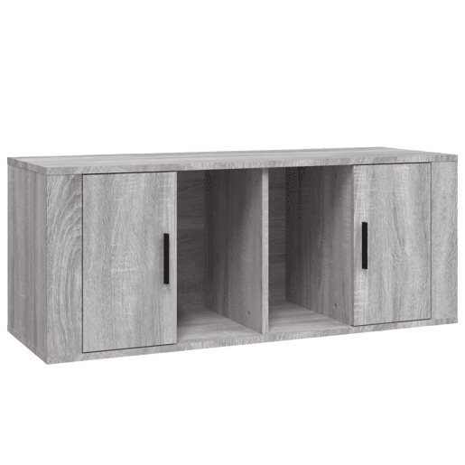 Móvel de TV - Modulo de TV - Armário de TV 100x35x40 cm derivados de madeira cinzento sonoma