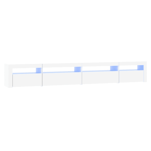 Móvel de TV - Modulo de TV - Armário de TV com luzes LED 270x35x40 cm branco