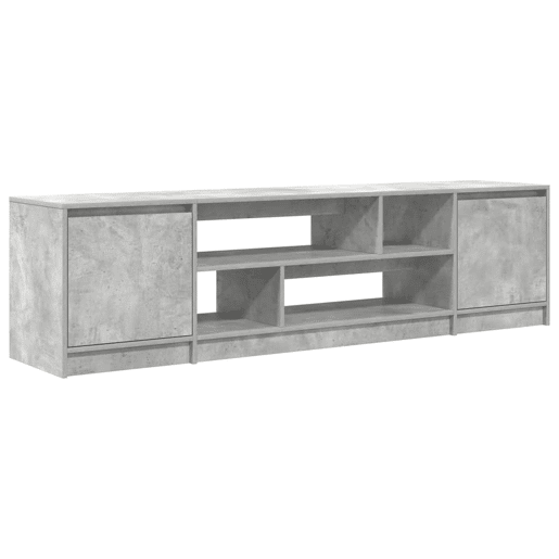 Móvel de TV - Modulo de TV - Armário de TV 188,5x41x50 cm derivados madeira cinzento cimento
