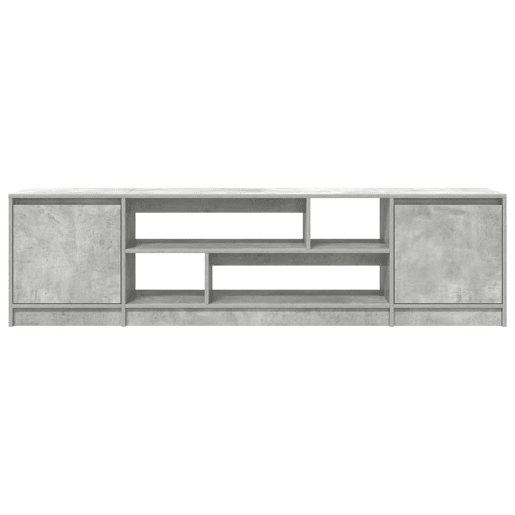 Móvel de TV - Modulo de TV - Armário de TV 188,5x41x50 cm derivados madeira cinzento cimento