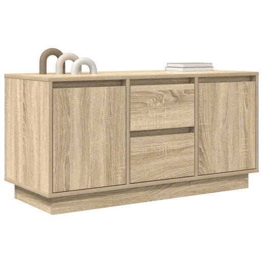 Móvel de TV - Modulo de TV - Armário de TV com luzes LED 100x41x50 cm carvalho sonoma