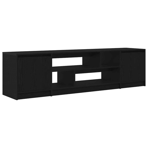 Móvel de TV - Modulo de TV - Armário de TV 188,5x41x50 cm derivados de madeira carvalho preto