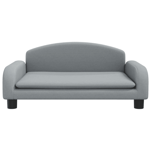 Sofá infantil - Sofá para crianças 70x45x30 cm tecido cinzento-claro