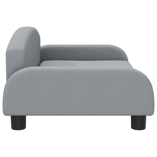 Sofá infantil - Sofá para crianças 70x45x30 cm tecido cinzento-claro