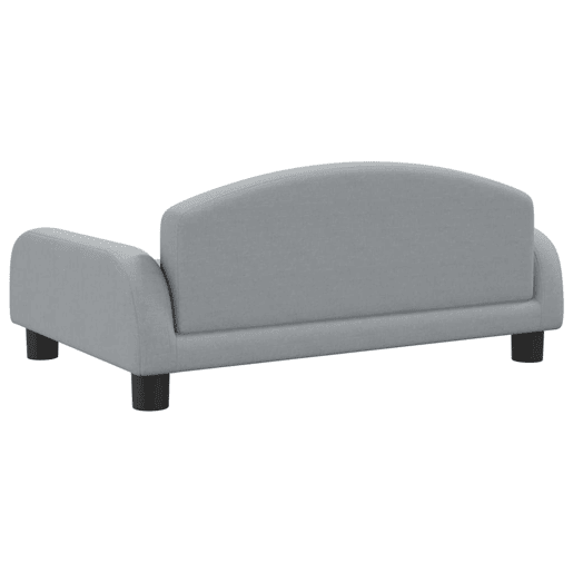 Sofá infantil - Sofá para crianças 70x45x30 cm tecido cinzento-claro