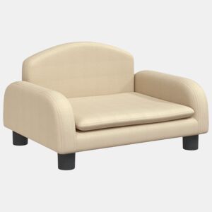 Sofá infantil - Sofá para crianças 50x40x30 cm tecido cor creme