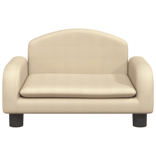 Sofá infantil - Sofá para crianças 50x40x30 cm tecido cor creme