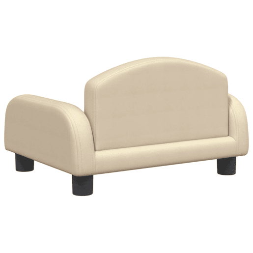 Sofá infantil - Sofá para crianças 50x40x30 cm tecido cor creme