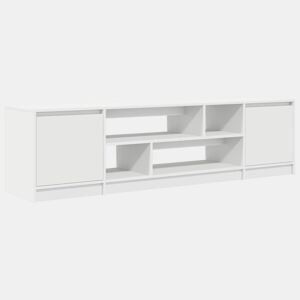 Armário de TV - Móvel de TV 188,5x41x50 cm derivados de madeira branco