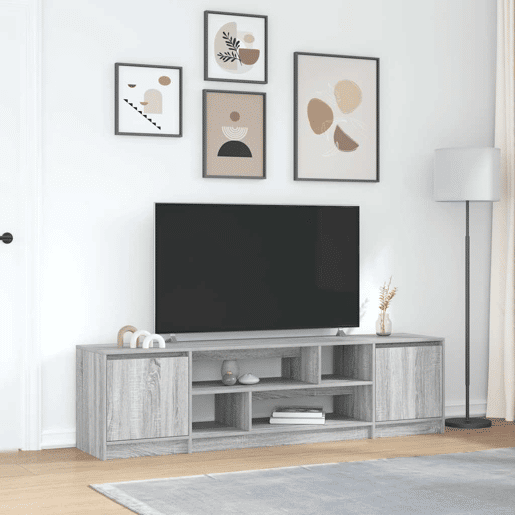 Móvel de TV - Modulo de TV - Armário de TV 188,5x41x50 cm derivados de madeira cinzento sonoma