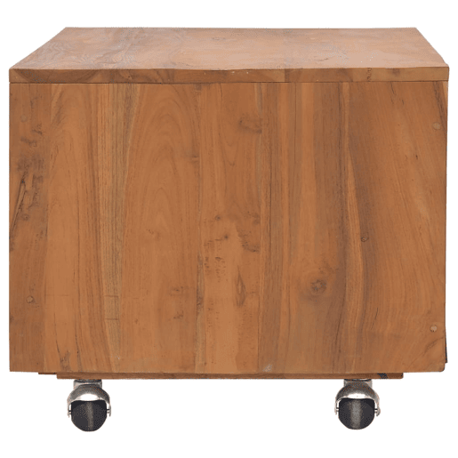Móvel de TV - Modulo de TV - Armário de TV com rodas 80x50x42 cm madeira de teca maciça