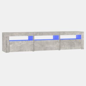 Móvel de TV - Modulo de TV - Armário de TV com luzes LED 180x35x40 cm cinza sonoma