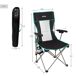 Aktive Silla plegable camping con respaldo de rejilla Aktive Silla plegable camping con respaldo de rejilla Negro
