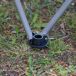 Aktive Silla plegable camping con respaldo de rejilla Aktive Silla plegable camping con respaldo de rejilla Negro